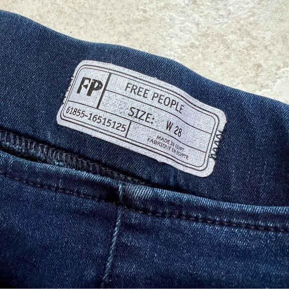 Free People Pull-On Denim Skinny Jeans Jeggings - Picture 7 of 10